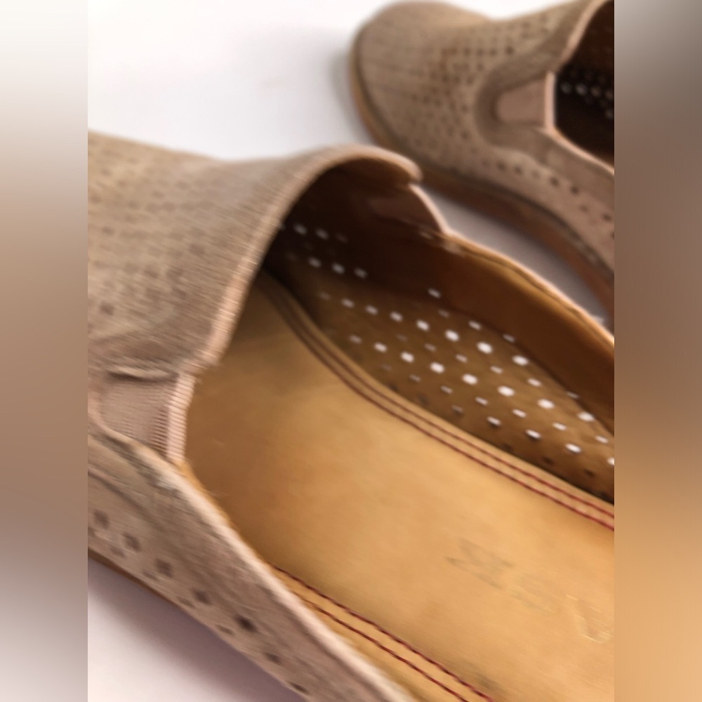 Trask Perforated Tan Loafers - Picture 4 of 11